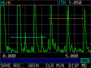 Display 4, Larger A-Scan Area