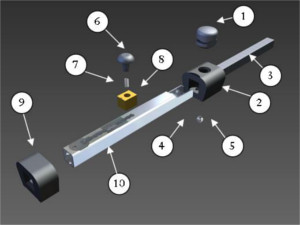 Teleweld Bar Holder Expolded View