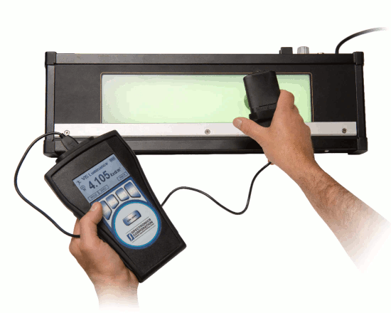 AccuMax, XRP-3000 White light, UV Blacklight Meter with XS-555/L Luminance Sensor Detector